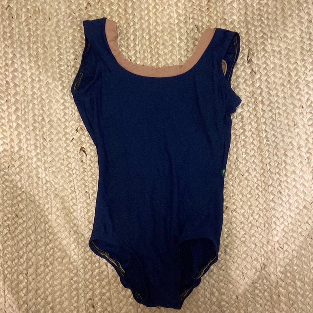 Blue Highneck Lucky Leotard